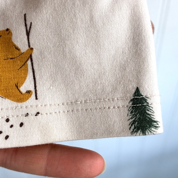 Red Caribou Pima Cotton Forest Print Leggings - Picture 7 of 11